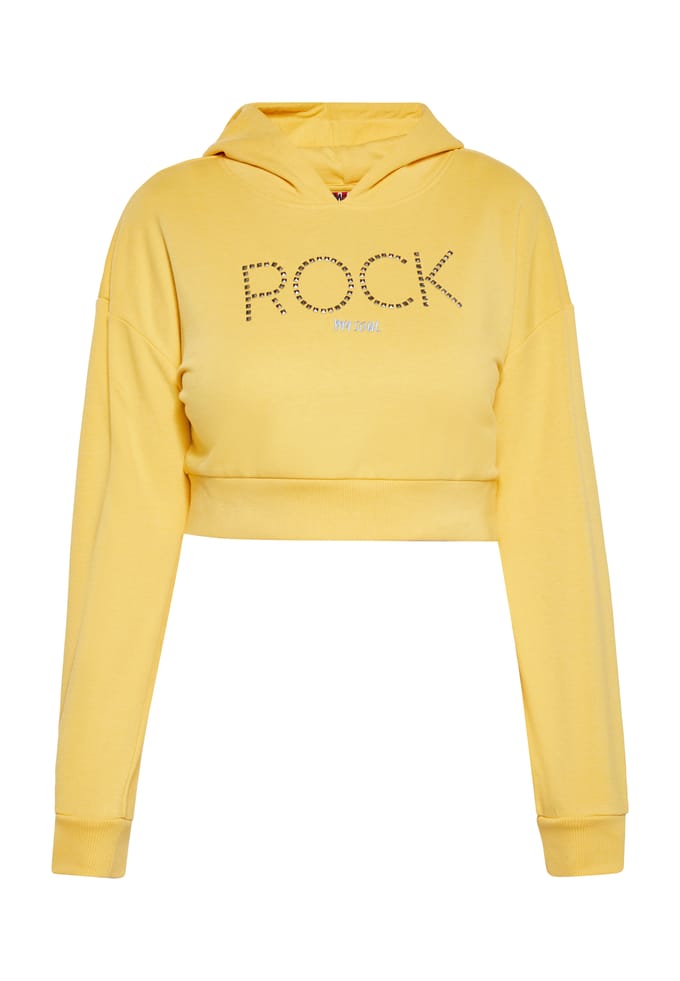 Mymo Hoodie Dames geel