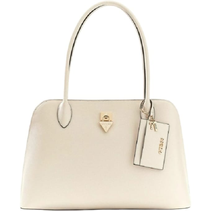 GUESS schoudertas Patsie Tote Cream White crème