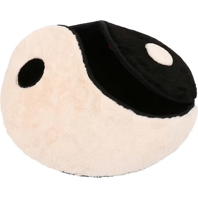 Coockoo plaid ZEN ZONE voor katten 60x60x2cm zwart/wit