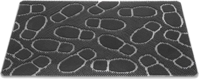 Deurmat Stepmat - Rubber - Zwart - 40x60cm - Anti-slip