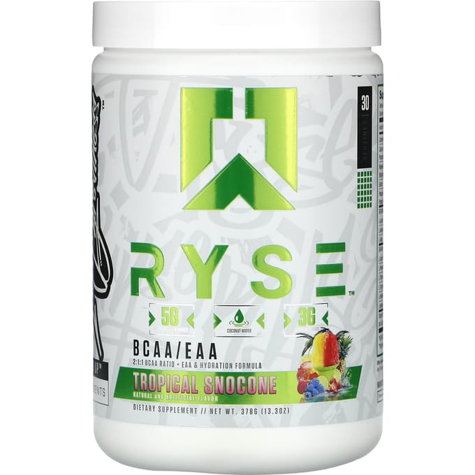 RYSE, BCAA/EAA, Cône de Neige Tropical, 13.3 oz (378 g)