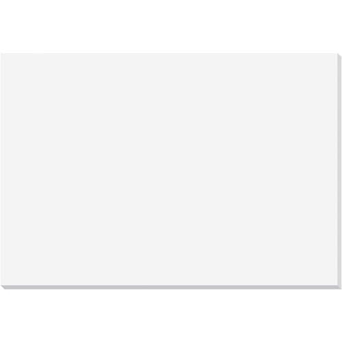 Sigel schrijfblok blanco wit, formaat ca. A2, 30 vel, taalneutraal zonder kalender, FSC® zelfklevend papier, wit