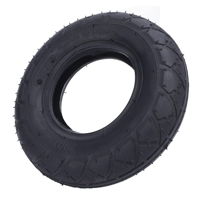 200x50 Elektrische Scooter Buitenband Explosiebestendig Schokabsorberend Antislip Rubber Scooter gray