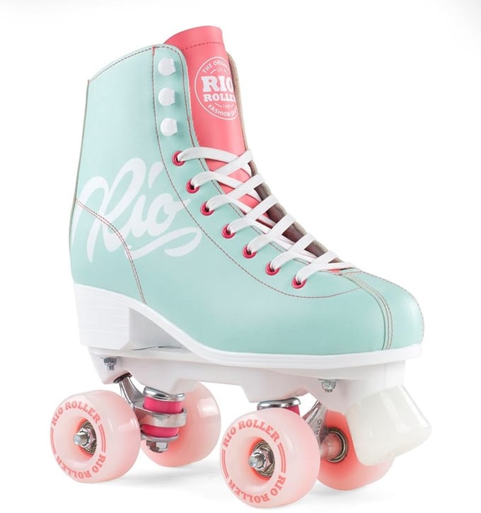 Rio Roller Script rolschaatsen - teal / coral - maat 35.5