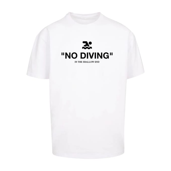 Oversized T-shirt Upscale No Diving heavy