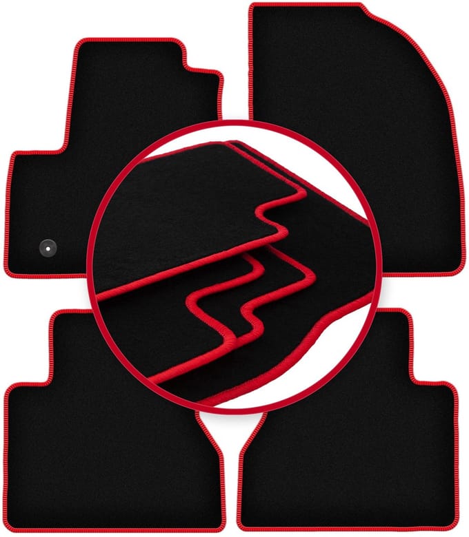 CARLUX-RED automatten voor: Ford Tourneo Connect combivan (2013-2017)