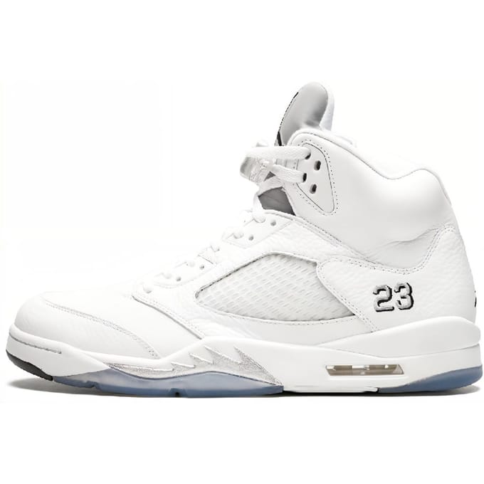 Air Jordan 5 Retro 'Metallic White' 2015 136027-130 40 white