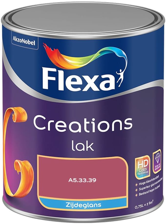 Flexa - Creations Lak Zijdeglans - A5.33.39 - Mengverf - 750 Ml