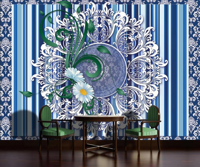 Poster | Blauw | 104 x 70,5 cm