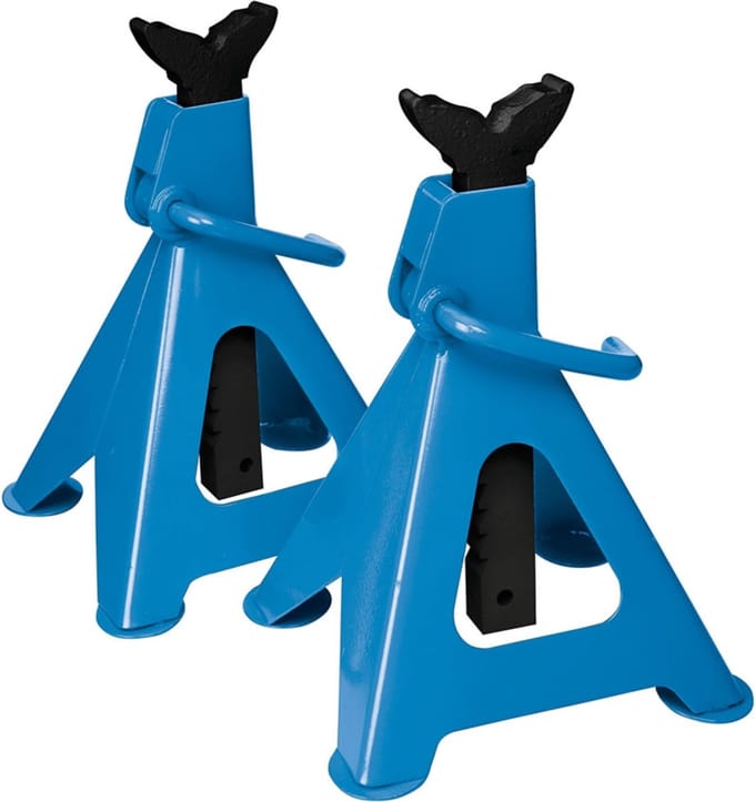 Silverline Assteunen - Heavy-Duty - 6 Ton - Set van 2 - Verstelbaar