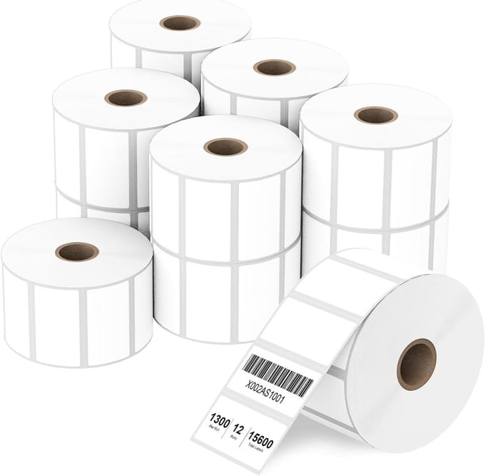 Direct Thermische Etiketten 2x2.5cm - Verzenden, Adres & Barcode Labels voor alle Thermische Printers
