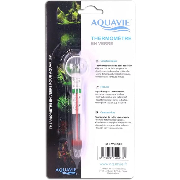 Glazen thermometer Aquavie