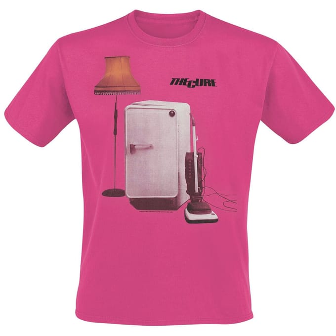The Cure T-shirt - Imaginary Boys - S tot XXL - voor Mannen - roze