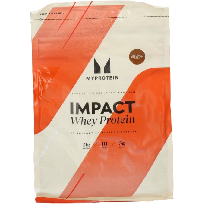 Impact Whey Protein, Natural Chocolate 1kg  - MyProtein
