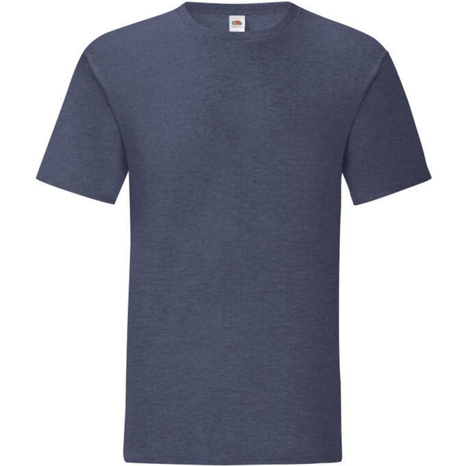 Fruit of the Loom Heren Iconisch 150 T-Shirt (Heide-Marine)