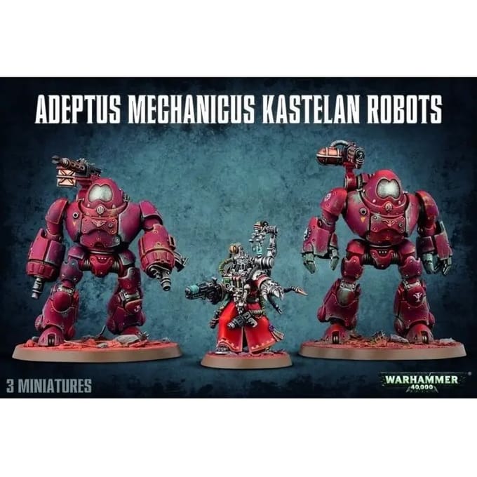 Beeldje Games Workshop Warhammer 40k - Adeptus Mechanicus Kastelan Robots