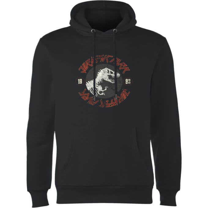 Jurassic Park Classic Twist Hoodie - Zwart - S