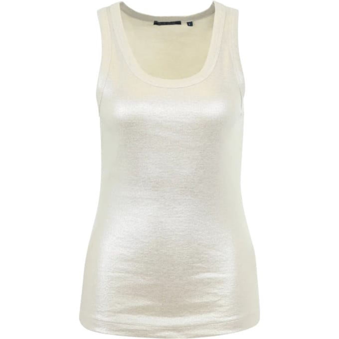 Summum Rib Tanktop (3s4873) Singlets Beige Lisbon-5138