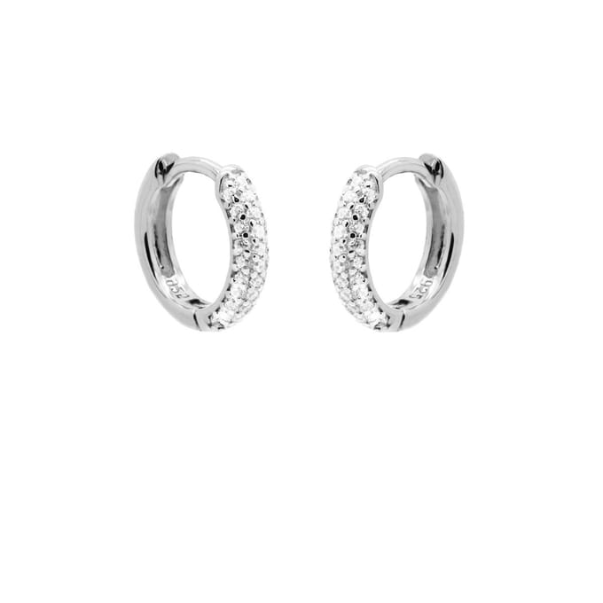 Karma Oorringen strass dik Crystal