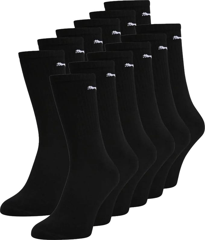 Puma - Unisex Crew Sokken - 12 Pack - Maat 47-49