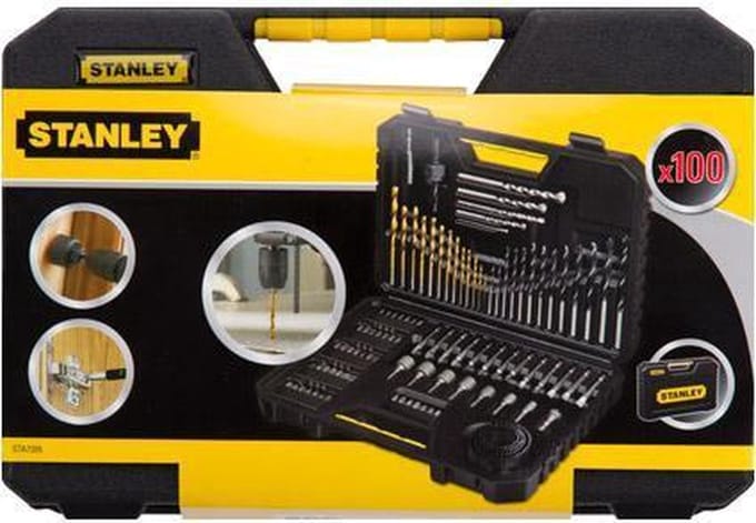 Stanley Boor- En Bitset - Sta7205-xj - Voor Hout/steen/metaal - 100-delig
