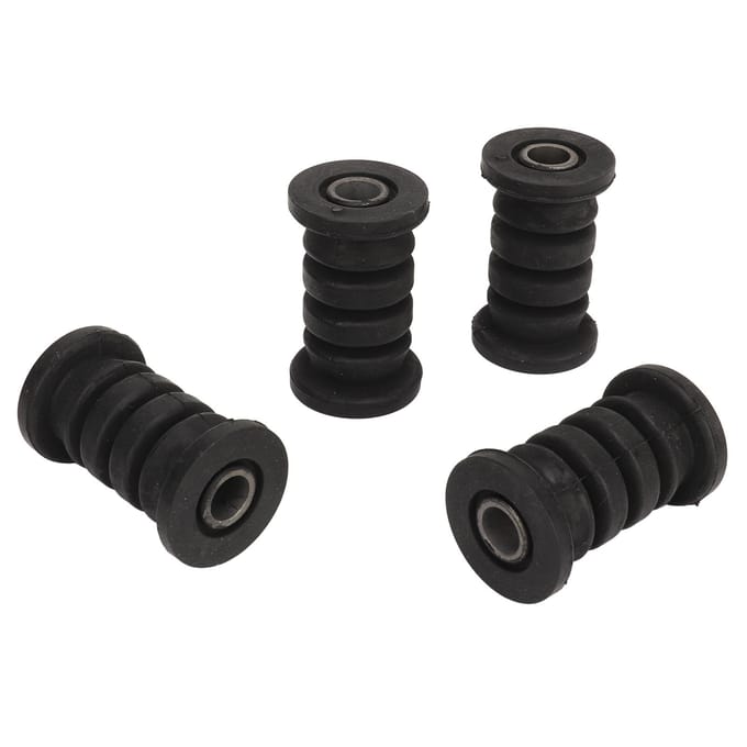 4 Stuks M10 10mm As Schommelarm Montage Bus Rubber Staal Legering Schokdemper Schommelarm black