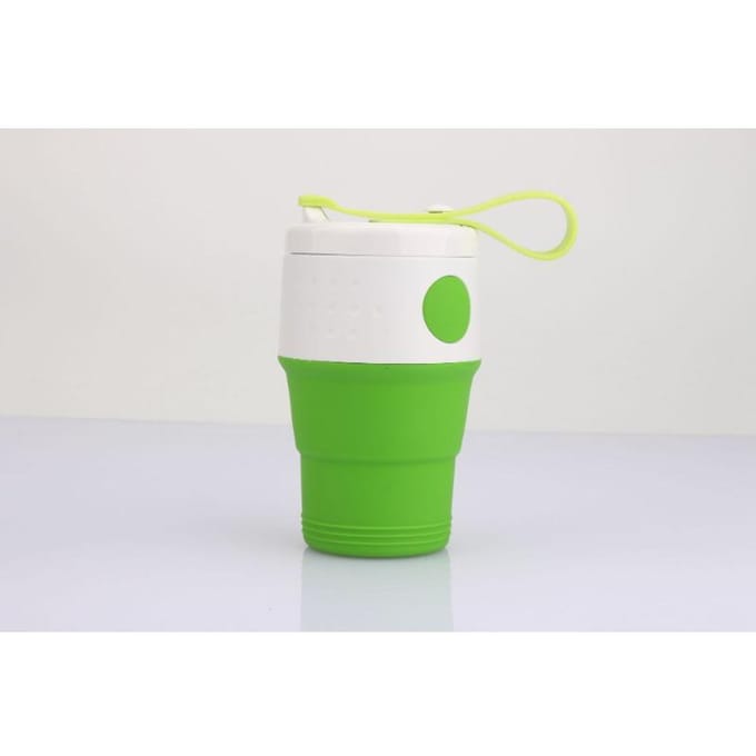 Creatief cadeau opvouwbare siliconen koffiebeker siliconen dagelijkse waterbeker 301-400ml