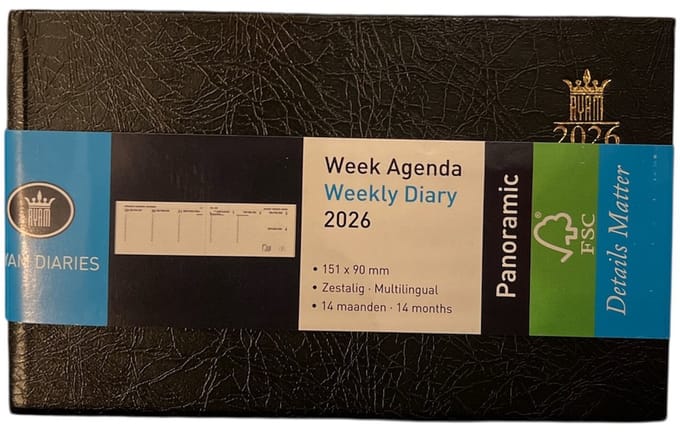 Ryam Zakagenda 2027 - Panoramic Harde Kaft ZWART