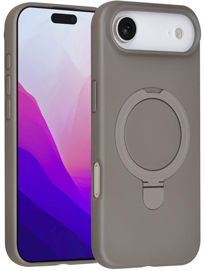 TUNIQ Back Cover - iPhone 17 Air - Titanium Grey - Magsafe met Ringstand