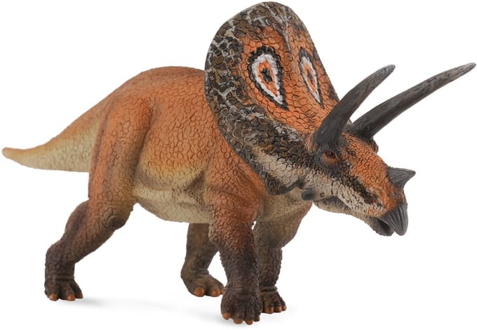 COLLECTA Figurine - Torosaurus - (L) - Prehistorie - Handgeschilderd - Dinosaurus - Miniatuur