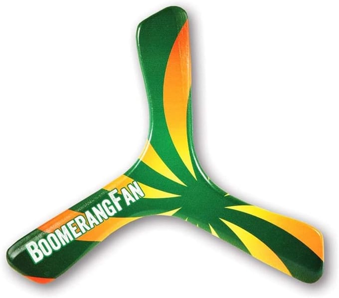 Boomerang voor Beginners en Gevorderden - 22,5 cm Vangst Afstand 10 Meter