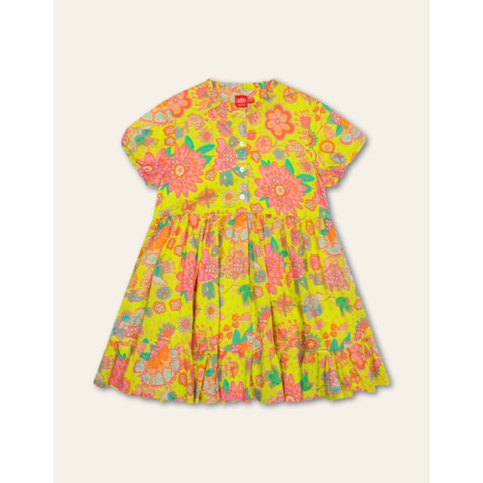 Oilily Dirndle Jurk- maat152/12yr Limeade