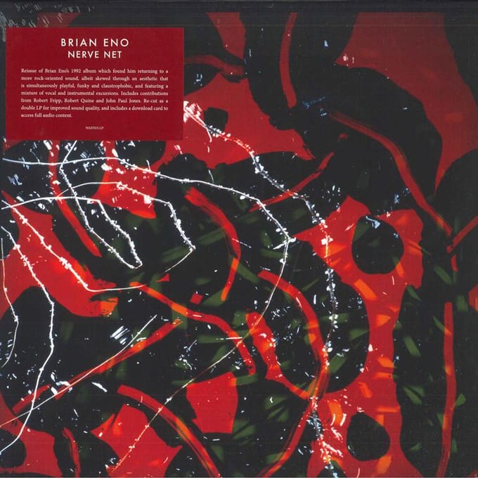 LP-plaat BRIAN ENO - Nerve Net WAST031LP All Saints 2014 VK Dance & Electronica red