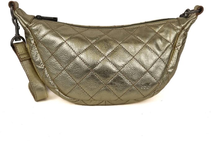 Bear Design Laura Leren Crossbodytas - Champagne
