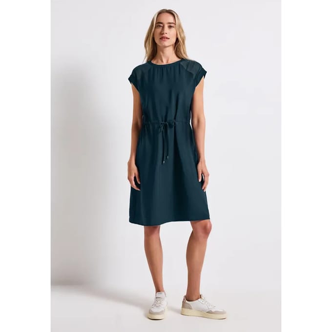 Jurk met mesh details