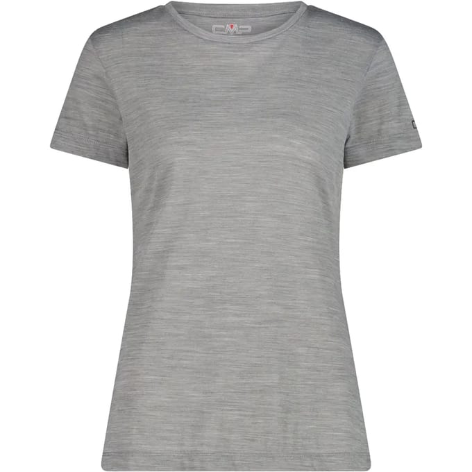 Dames T-shirt met ronde hals van merinowol CMP