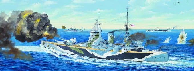 Trumpeter 03709 HMS Rodney Bouwpakket Schaal 1:200