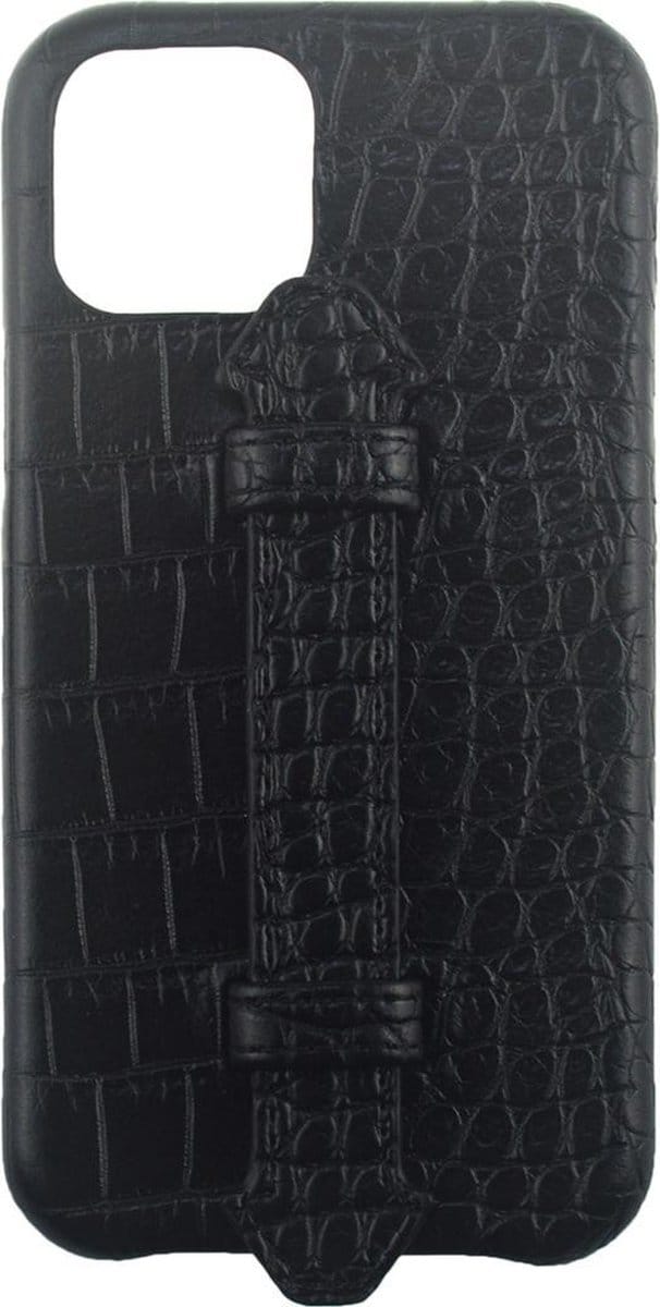 iPhone 12 Pro Max Hoesje Zwart Met Kroko Print – iPhone 12 Pro Max – Cover iPhone 12 Pro Max - Hoesje iPhone 12 Pro Max – iPhone 12 Pro Max Case