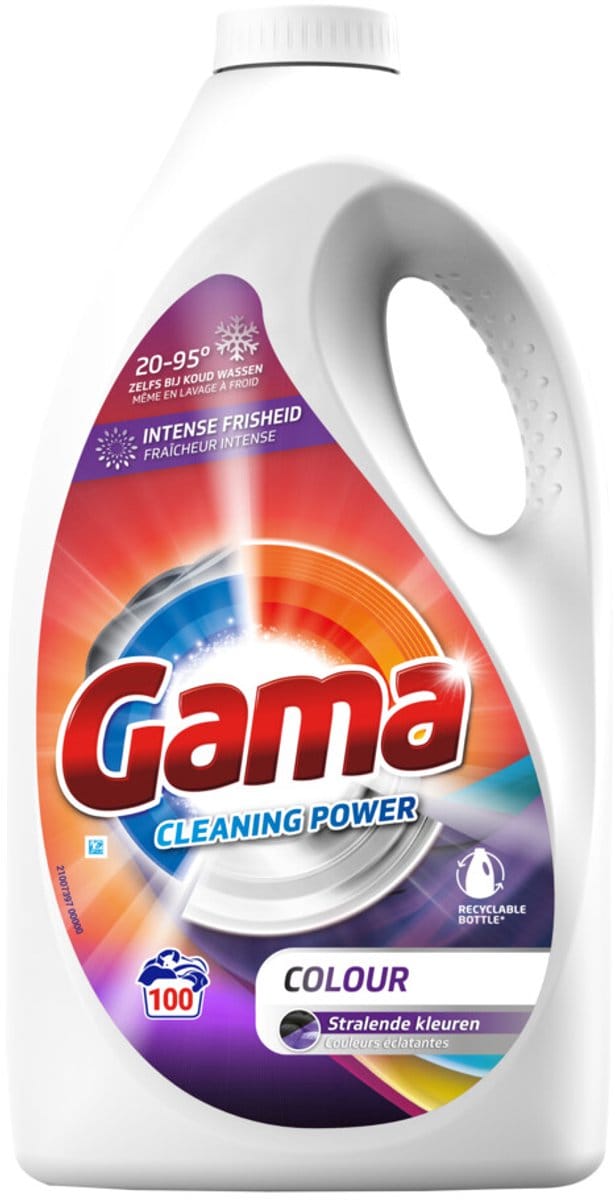 Gama Vloeibaar Wasmiddel Colour 100 Wasbeurten - 4,5 liter
