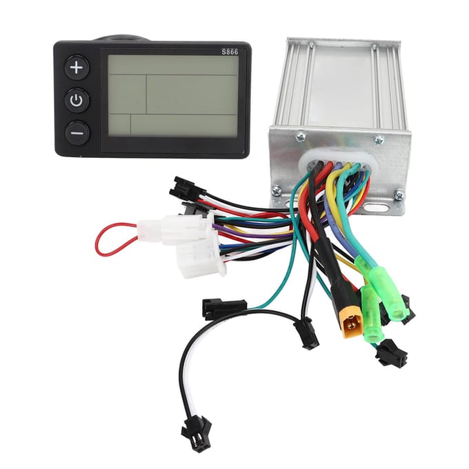 Borstelloze Motorbesturingskit met LCD-Displaypaneel Goede Warmteafvoer Elektrische Motorcontroller