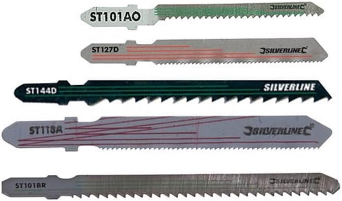 Decoupeerzaagbladset hout en metaal - 10 stuks