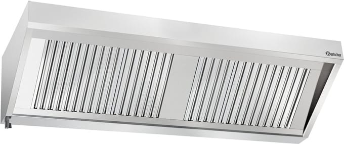 Bartscher Wandafzuigkap - CNS - Zonder Motor - 2000x700x450mm