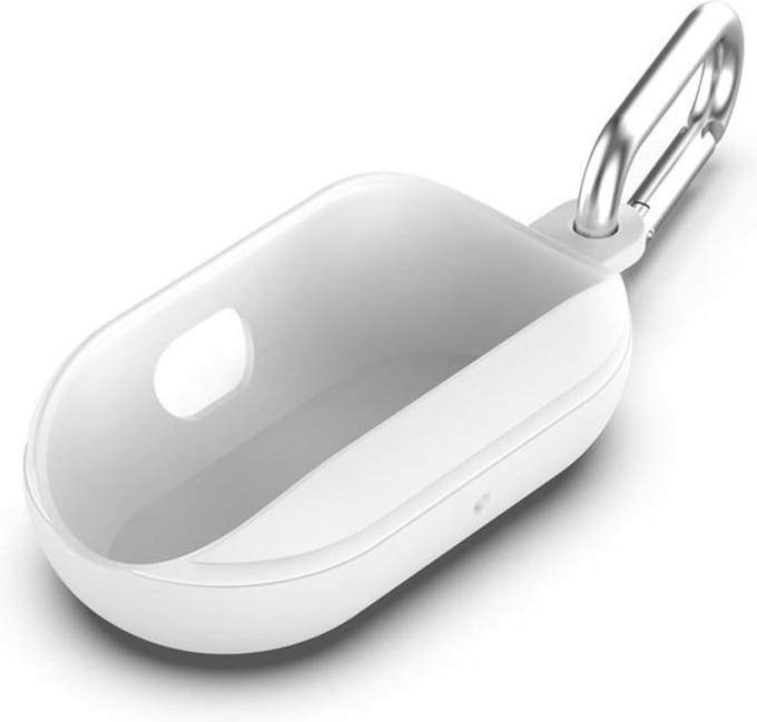 KELERINO. Hoesje geschikt voor Samsung Galaxy Buds - Half Open - Wit