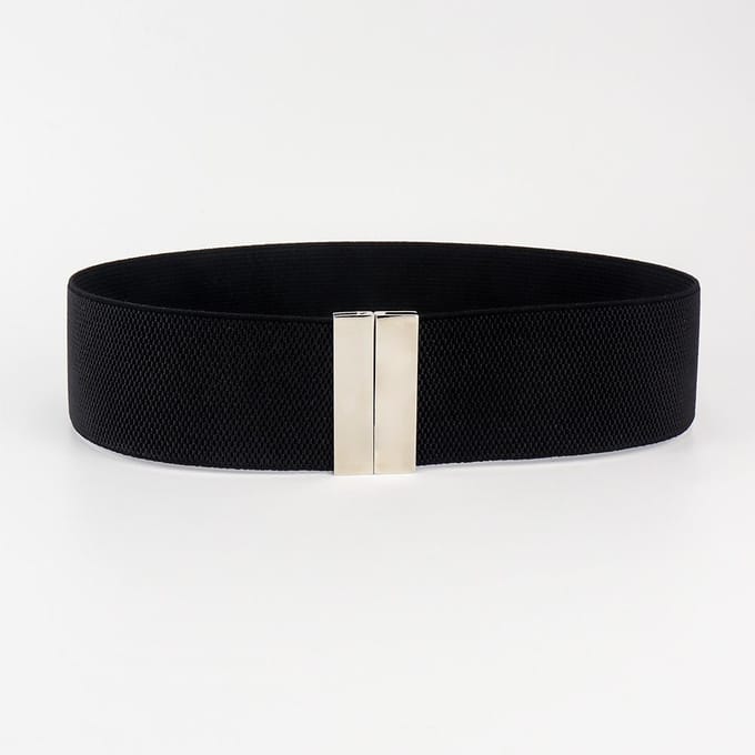 Dames Elastische Riem Mode Band Brede Riemen Taille Riem Vrouwelijke Gesp Tailleband Corset Decoratie Accessoires beige