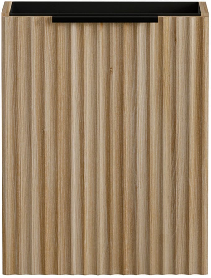 Ribbella Fonteinkast Eikenlook met Ribbelfront 400 mm Rechtsdraaiend