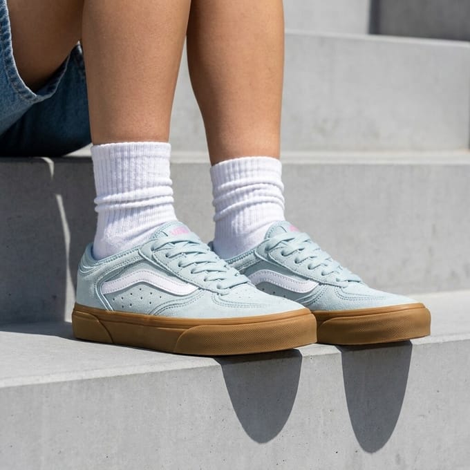 Vans Rowley Classic Sneakers Laag - Licht blauw