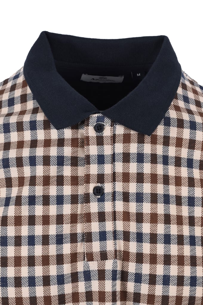 Aquascutum Iconische Polo Marine