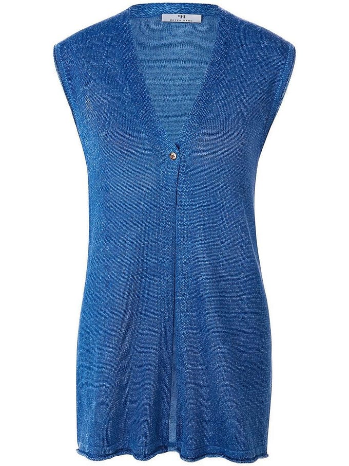 Mouwloos vest Van Peter Hahn blauw