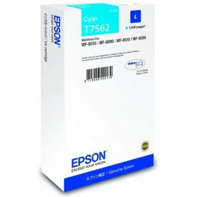Epson T7562 (C13T756240) Inktcartridge Cyaan