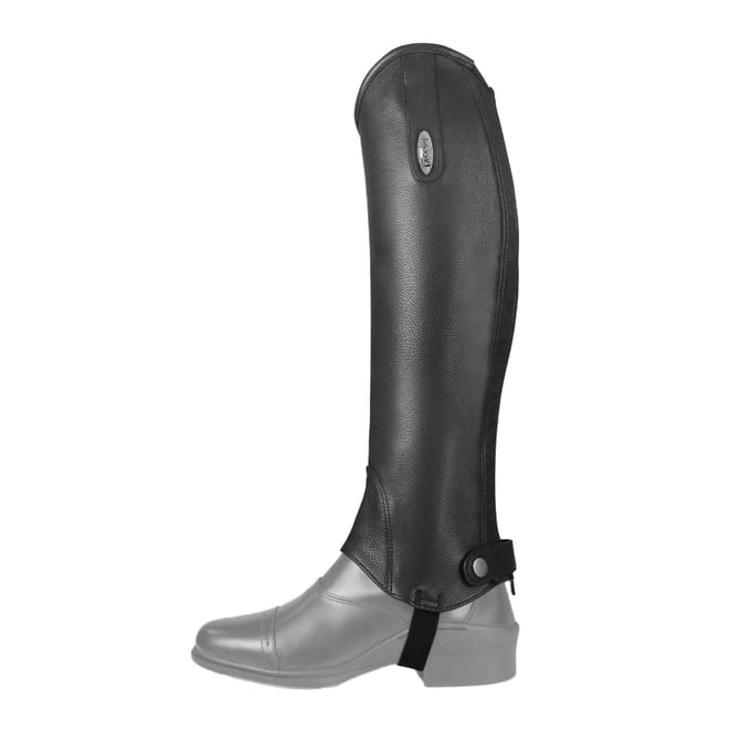 Brogini Volwassen uniseks Vicenza Grain Leather Gaiters (Zwart)